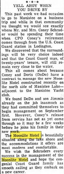Moonlite Motel - Sept 1957 Article